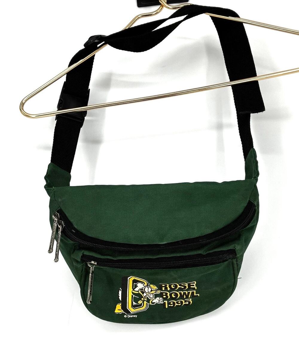 Vintage Oregon Ducks Rose Bowl 1995 Fanny Pack Disney Mascot Waist Bag Green
